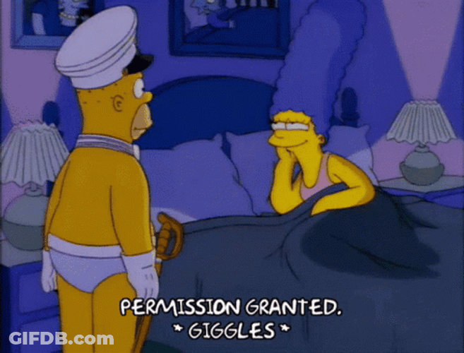 Sexy Time Permission Granted GIF