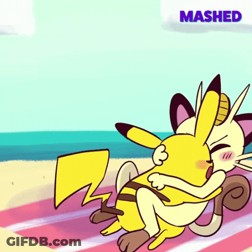 Sexy Time Pikachu Meowth GIF