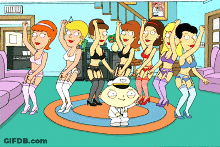 Sexy Time Stewie Griffin Dance GIF