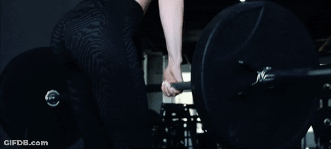 Sexy Workout Lifting Weights GIF