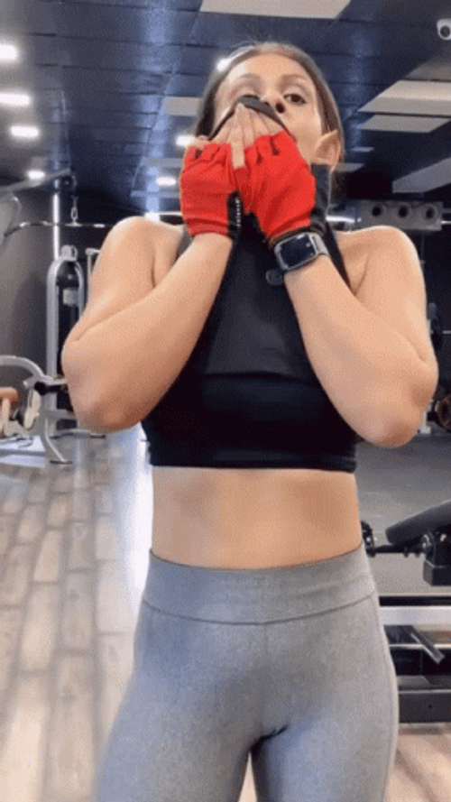 Sexy Workout Sweat Hot Girl Gym GIF
