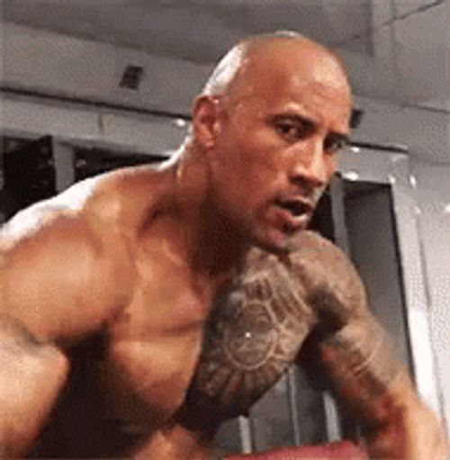 Sexy Workout The Rock Bodybuilding Muscles GIF