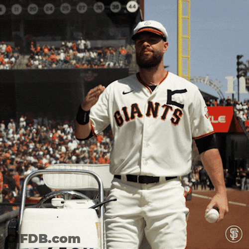 Sf Giants Brandon Belt Saluting GIF
