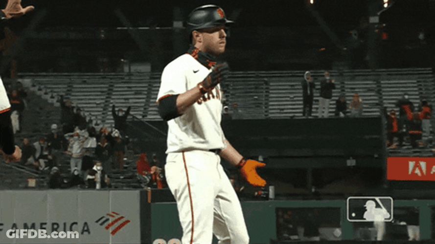 Sf Giants Evan Longoria Clapping GIF