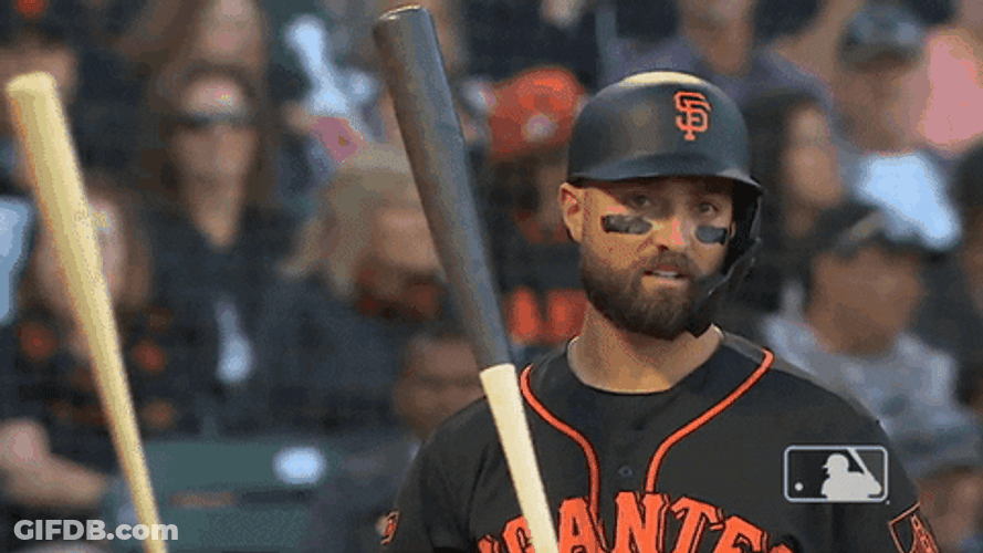 Sf Giants Kevin Pillar Shaking His Head GIF