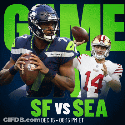 SF Vs SEA Football Poster GIF