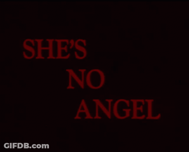 Sha's No Angel Red Text Aesthetic GIF