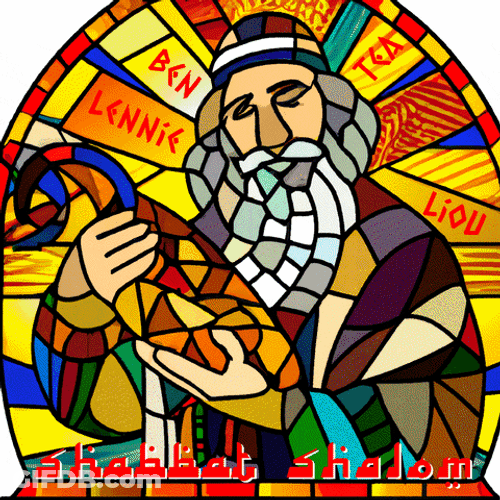 Shabbat Shalom Des Cousins Figure GIF