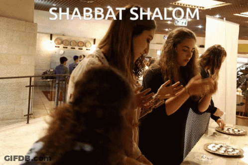 Shabbat Shalom Group Of Young Women GIF