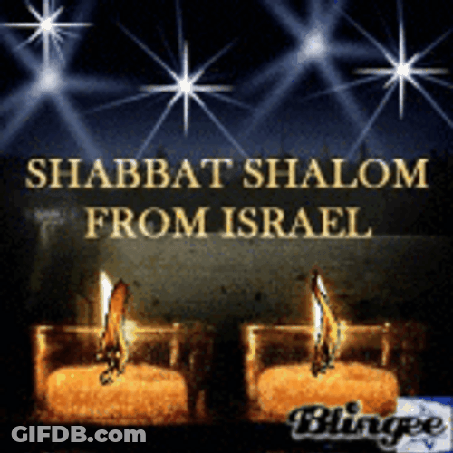Shabbat Shalom Israel Candle Light GIF