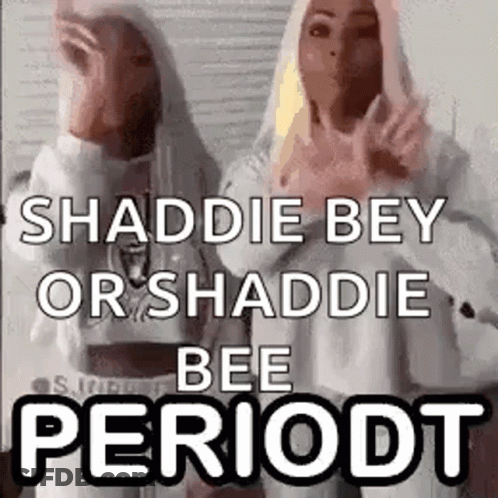 Shaddie Bey Or Shaddie Bee Periodt GIF