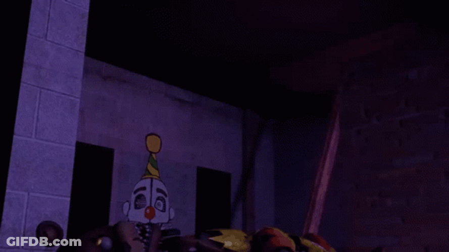 Shadow Bonnie Floating Jumpscare GIF