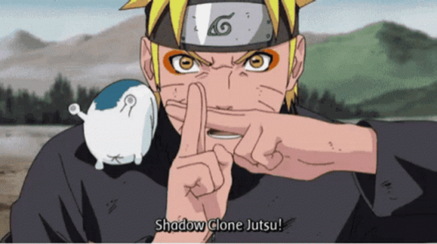 Shadow Clone Naruto Hand Signs GIF