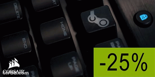 Shadow Holding Sword Playing Video Game With Corsair GIF