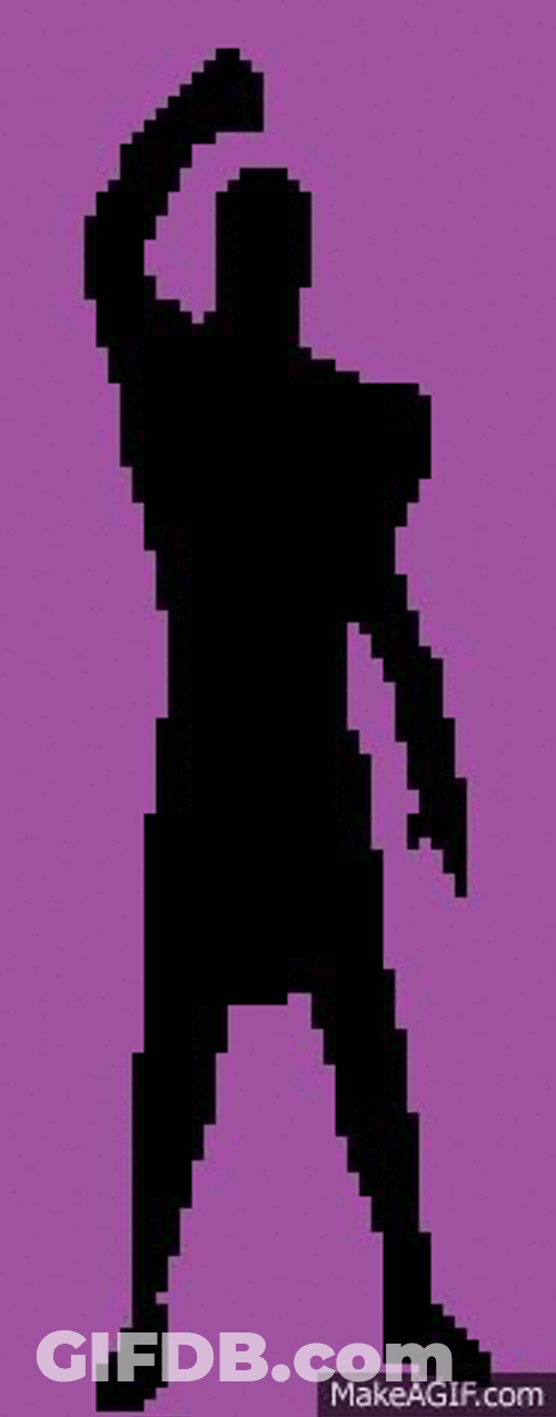 Shadow Man Fist Pump GIF