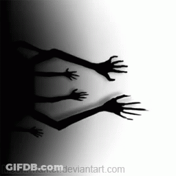 Shadow Of Hands Moonphanter.deviantart.com GIF
