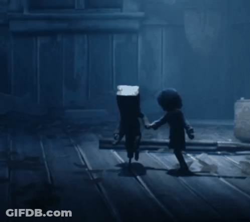 Shadow Of Person Walking On Wooden Floor GIF