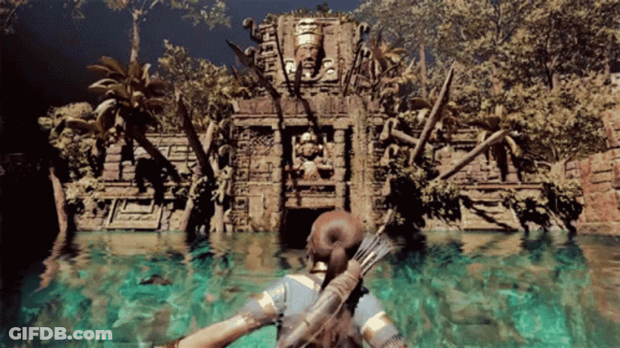 Shadow Of The Tomb Raider Cenote GIF