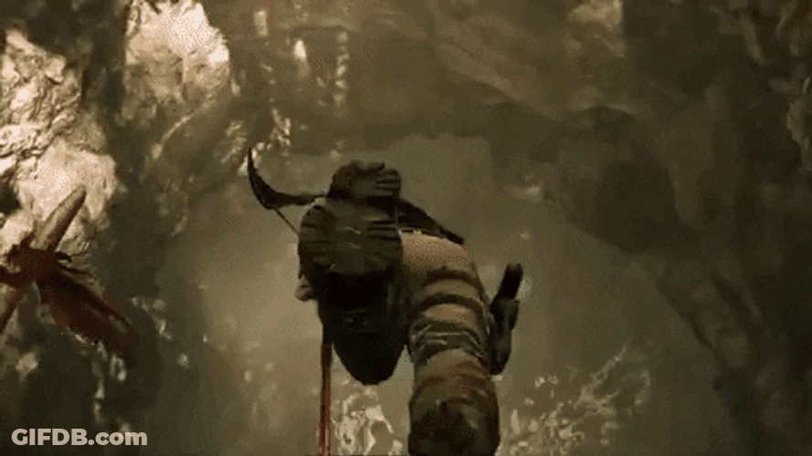 Shadow Of The Tomb Raider Diving GIF