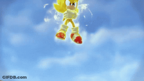 Shadow The Hedgehog And Super Sonic Fighting GIF