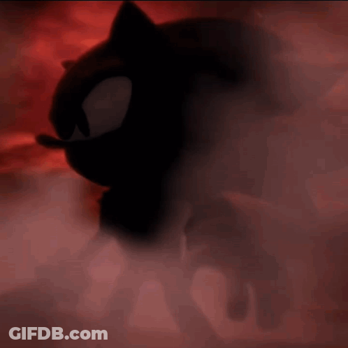 Shadow The Hedgehog Close Up Face GIF