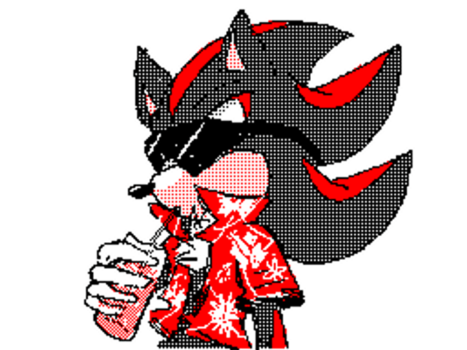 Shadow The Hedgehog Cool Outfit GIF