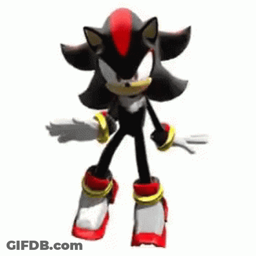 Shadow The Hedgehog Dance Step GIF