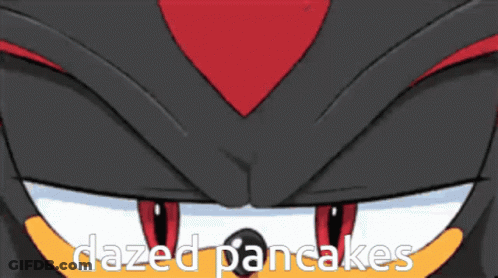 Shadow The Hedgehog Dazed Pancakes GIF