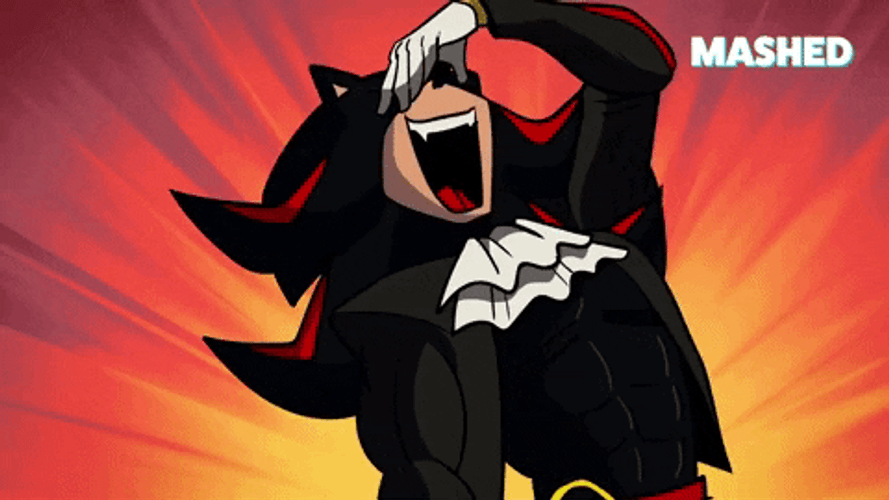 Shadow The Hedgehog Evil Laugh GIF