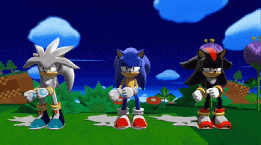 Shadow The Hedgehog Floss Dance GIF