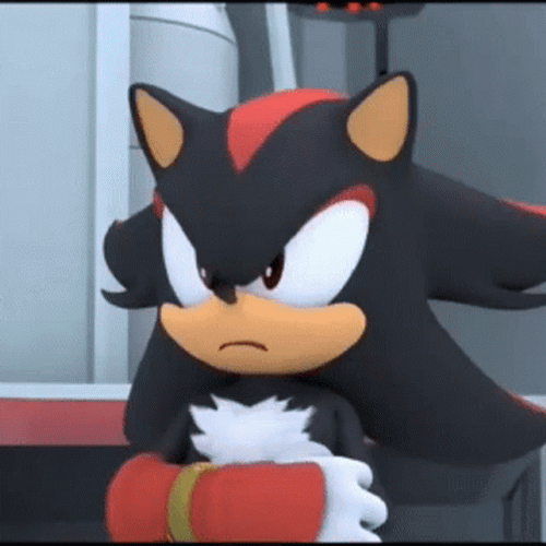 Shadow The Hedgehog Hmp Reaction GIF