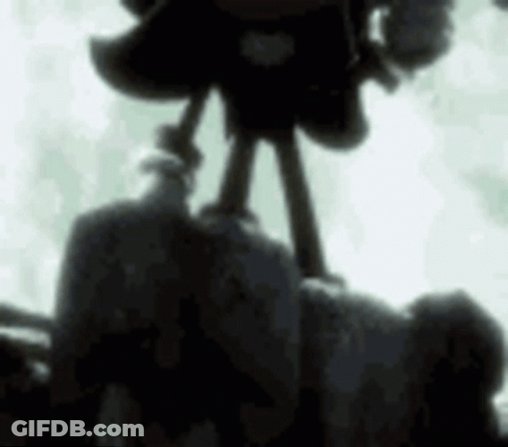 Shadow The Hedgehog Holding A Gun GIF