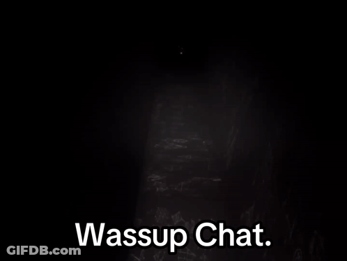 Shadow The Hedgehog Is Standing In Front Of A Chalkboard With The Words Wassup Chat GIF