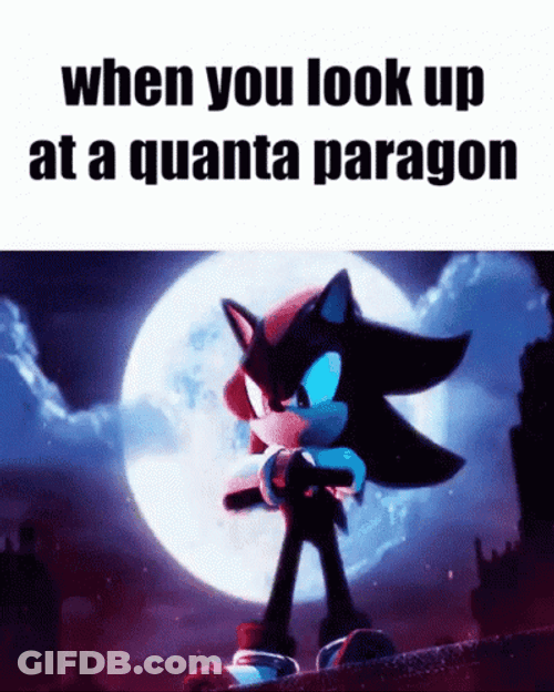 Shadow The Hedgehog Looking Up GIF