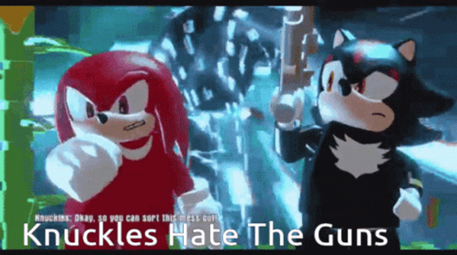 Shadow The Hedgehog No Guns GIF