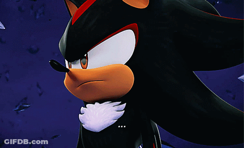 Shadow The Hedgehog Purple Background GIF