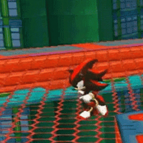 Shadow The Hedgehog Running Circles GIF