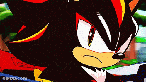 Shadow The Hedgehog Sitting In A Car GIF
