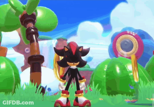 Shadow The Hedgehog Standing GIF
