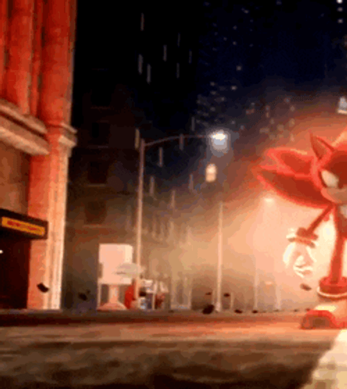 Shadow The Hedgehog Walking GIF