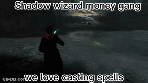 Shadow Wizard Money Gang We Love Casting Spells Meme GIF