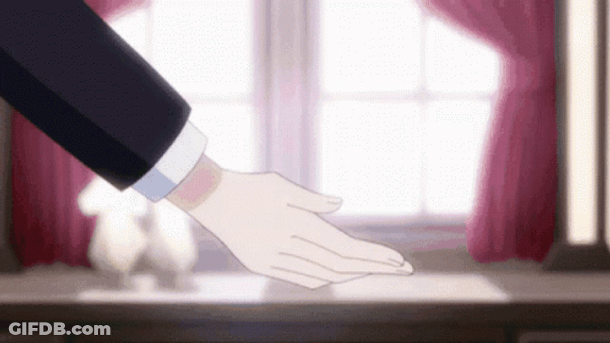 Shaft Hold Hands Anime GIF