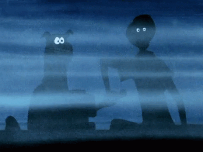 Shaggy And Scooby Doo In The Fog GIF