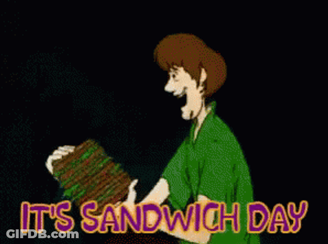 Shaggy Sandwich Day GIF