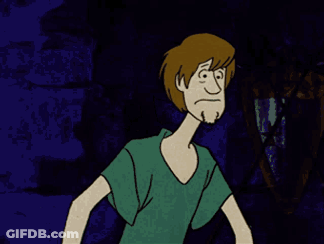 Shaggy Scared GIF