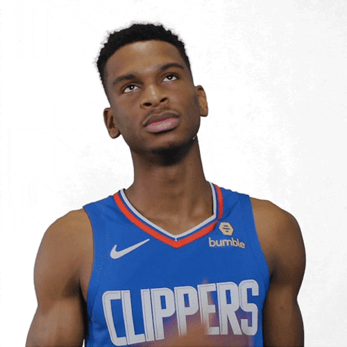 Shai Gilgeous-Alexander Animation Hmmmm GIF