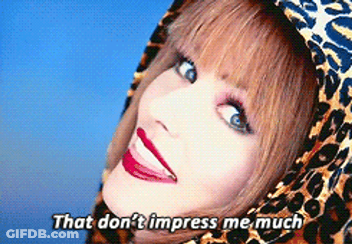 Shaina Twain Not Impressed Me Much GIF