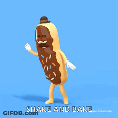 Shake And Bake Donut Dancing Animation GIF