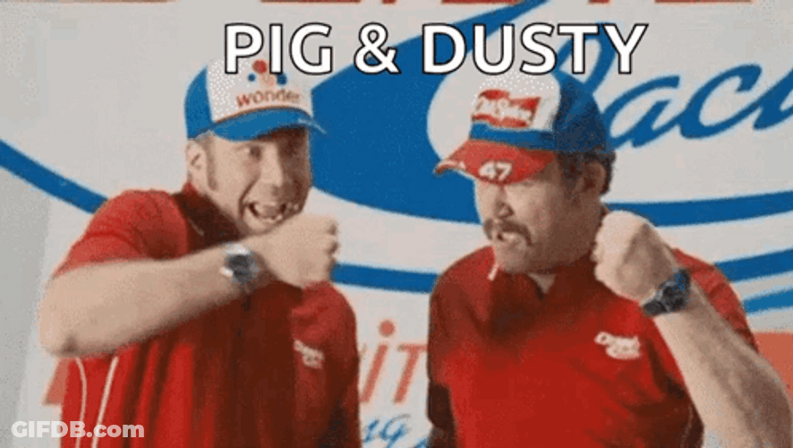 Shake And Bake Pig And Dusty Meme GIF