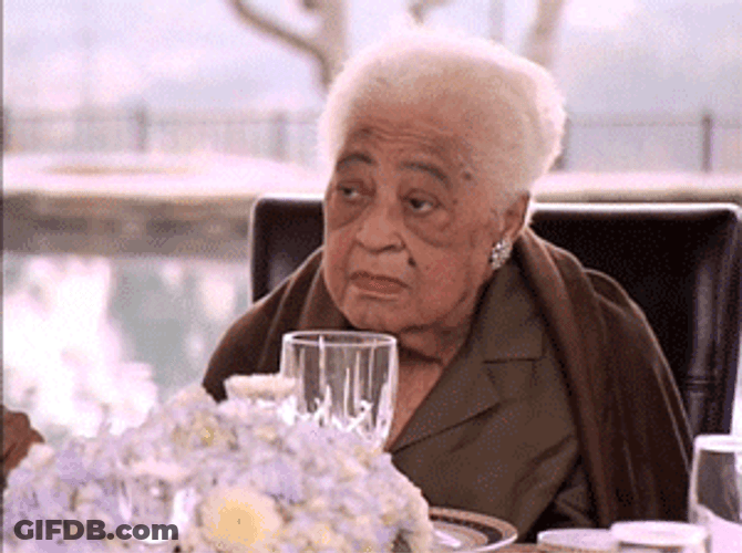 Shake Head Grandmother GIF